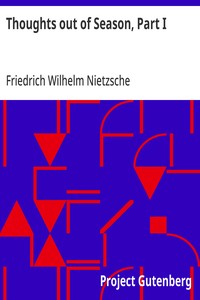 Cover of Thoughts out of Season, Part I