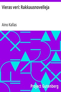 Cover of Vieras veri: Rakkausnovelleja