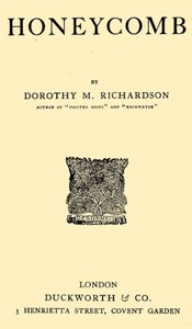 Cover of Honeycomb : $b Pilgrimage, Volume 3