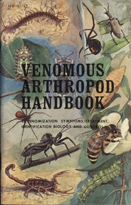 Cover of Venomous arthropod handbook : $b envenomization symptoms/treatment, identification, biology and control