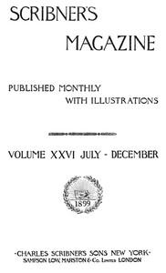 Cover of Scribner's Magazine, Volume 26, August 1899