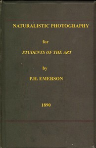 Cover of Naturalistic Photography for Students of the Art.