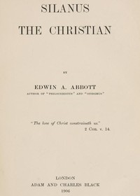 Cover of Silanus the Christian