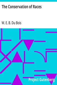 Cover of The Conservation of Races