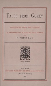 Cover of Tales from Gorky