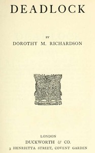 Cover of Deadlock : $b Pilgrimage, Volume 6