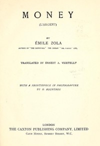 Cover of Money (L'Argent)