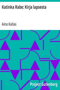 Cover of Katinka Rabe: Kirja lapsesta
