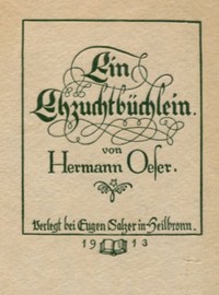 Cover of Ein Ehzuchtbüchlein