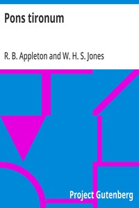 Cover of Pons tironum