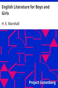 Cover of English Literature for Boys and Girls