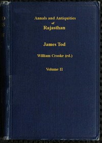 Cover of Annals and Antiquities of Rajasthan, v. 2 of 3 or the Central and Western Rajput States of India