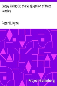 Cover of Cappy Ricks; Or, the Subjugation of Matt Peasley