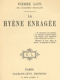 Cover of La Hyène Enragée