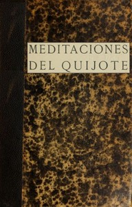 Cover of Meditaciones del Quijote
