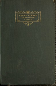 Cover of Fanny Burney and Her Friends: Select Passages from Her Diary and Other Writings