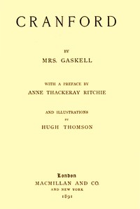 Cover of Cranford