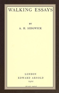Cover of Walking essays