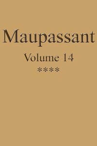 Cover of Œuvres complètes de Guy de Maupassant - volume 14