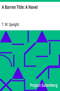 Cover of A Barren Title: A Novel