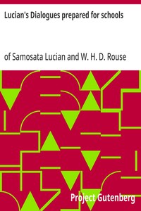 Cover of Lucian's Dialogues prepared for schools
