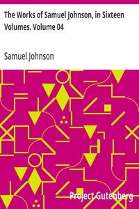 Cover of The Works of Samuel Johnson, in Sixteen Volumes. Volume 04