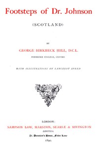 Cover of Footsteps of Dr. Johnson (Scotland)