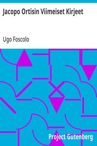 Cover of Jacopo Ortisin Viimeiset Kirjeet