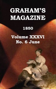 Cover of Graham's Magazine, Vol. XXXVI, No. 6, June 1850