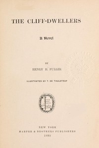 Cover of The Cliff-Dwellers: A Novel