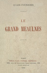 Cover of Le Grand Meaulnes