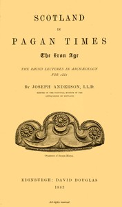 Cover of Scotland in Pagan Times; The Iron Age