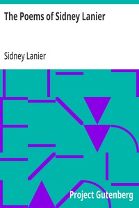 Cover of The Poems of Sidney Lanier
