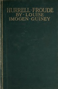Cover of Hurrell Froude: Memoranda and Comments
