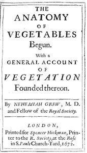 Cover of The Anatomy of Vegetables Begun With a General Account of Vegetation founded thereon