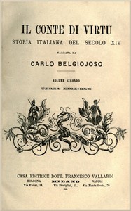 Cover of Il Conte di Virtù vol. 2/2 Storia italiana del secolo XIV