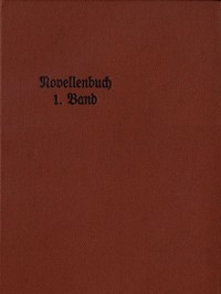 Cover of Novellenbuch, 1. Band