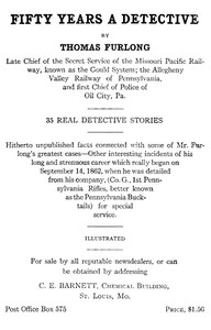 Cover of Fifty Years a Detective: 35 Real Detective Stories