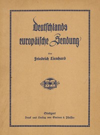 Cover of Deutschlands europäische Sendung