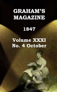 Cover of Graham's Magazine, Vol. XXXI, No. 4, October 1847