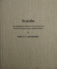 Cover of Scarabs : $b An introduction to the study of Egyptian seals and signet rings