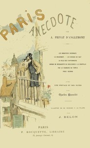 Cover of Paris Anecdote Avec une préface et des notes par Charles Monselet