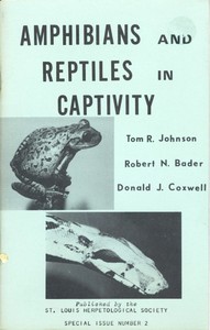 Cover of Amphibians and Reptiles in Captivity