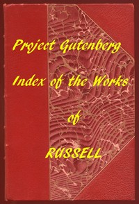 Cover of Index of the Project Gutenberg Works of Bertrand Russell