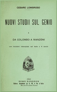 Cover of Nuovi studii sul genio vol. I (da Colombo a Manzoni)