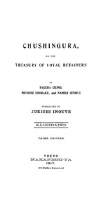 Cover of Chushingura; Or, The Treasury of Loyal Retainers
