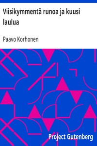 Cover of Viisikymmentä runoa ja kuusi laulua
