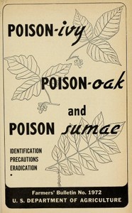 Cover of Poison-ivy, poison-oak and poison sumac : $b Identification, precautions, eradication