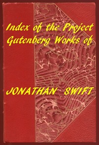 Cover of Index of the Project Gutenberg Works of Jonathan Swift