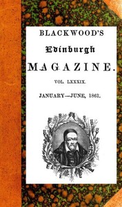 Cover of The Executor Blackwood's Edinburgh Magazine vol. LXXXIX